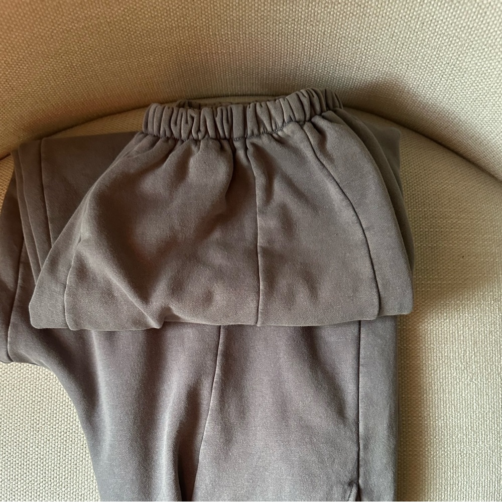 NWOT! FREE PEOPLE! 'Cheer On Joggers' in Gunmetal/gray! XL! Unique! - Picture 6 of 14